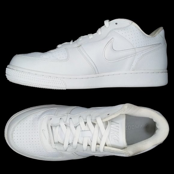 2005 Nike Air Zoom Infiltrator Sneakers Size 13 White Basketball #311191-111